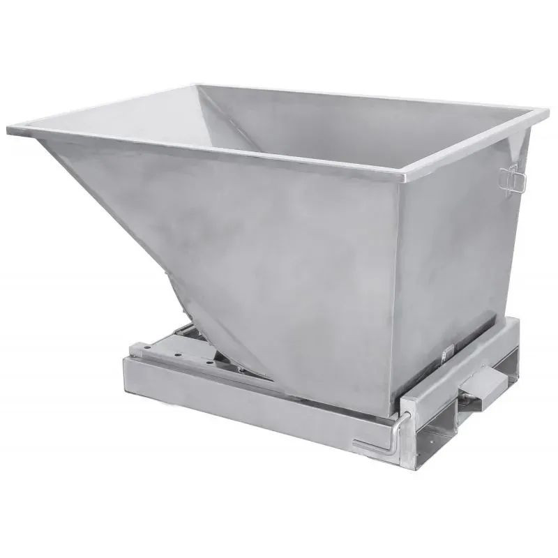 Benne auto-basculante en inox 304