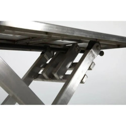 Table élévatrice manuelle inox 300 kg