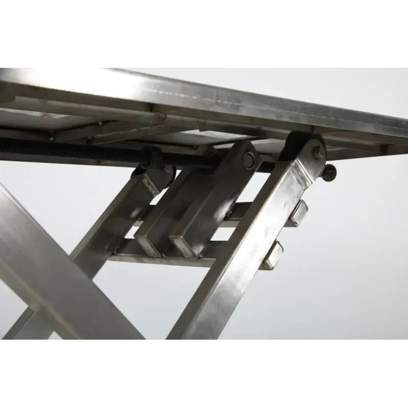 Table élévatrice manuelle inox 300 kg