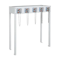 Structure attache-caddies Supermarché