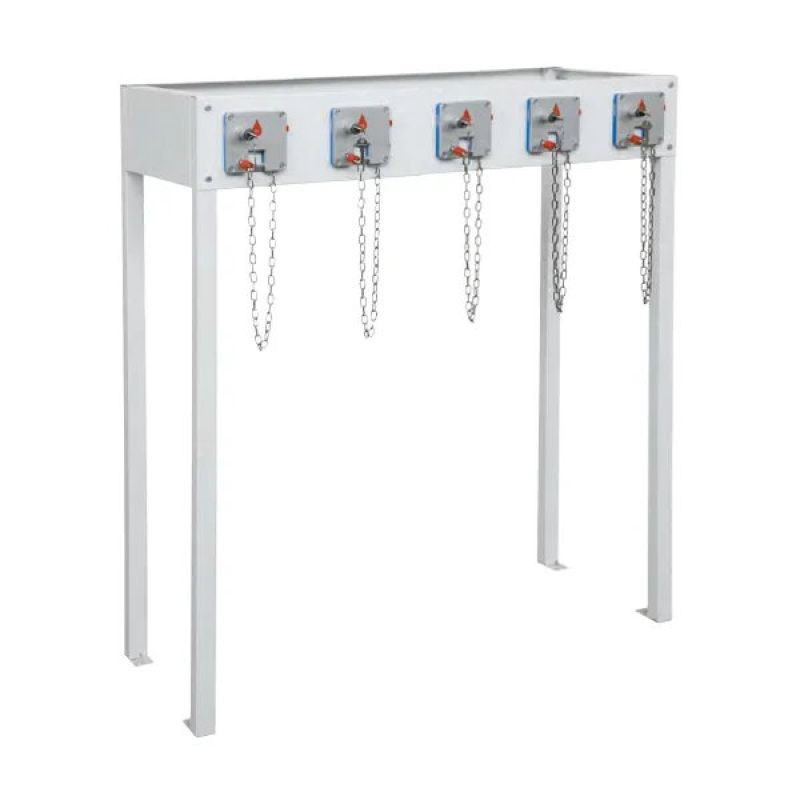 Structure attache-caddies Supermarché