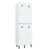 Vestiaire plastique PVC 2 cases anti bactérien PT