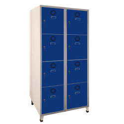 Casier électrifié Monoblok-E - 4 cases par colonne