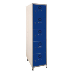 Casier électrifié Monoblok-E - 5 cases par colonne