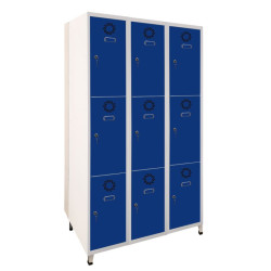 Casier électrifié Monoblok-E - 3 cases par colonne