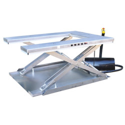 Table élévatrice avec plateau en U électrique