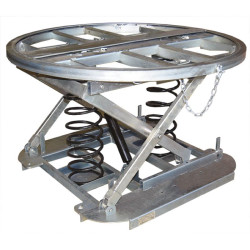 Table élévatrice avec plateau rotatif - Stockman