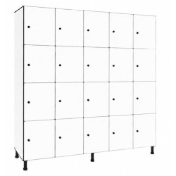 Casier 4 portes en stratifié compact