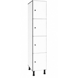Vestiaire 6 portes en stratifié compact