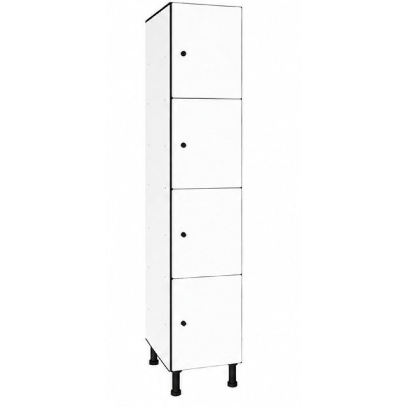 Vestiaire 6 portes en stratifié compact