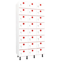 Vestiaire plastique PVC 8 cases anti bactérien PZ