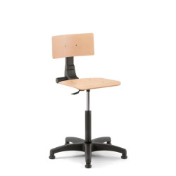 Siège d'atelier ergonomique RUMBA - Bois