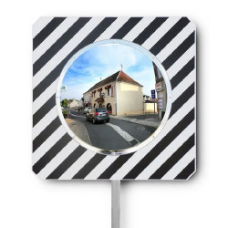 Miroir routier réglementaire 90° - Premium