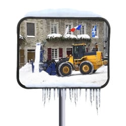 Miroir multiusage 90° intérieur & extérieur - Prémium antigivre