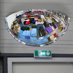 Miroir hémisphérique d'intérieur avec vision à 180°