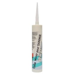 Colle pour miroirs sanitaires - cartouche 300 ml
