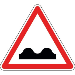 Panneau cassis ou dos-d'âne - A2a