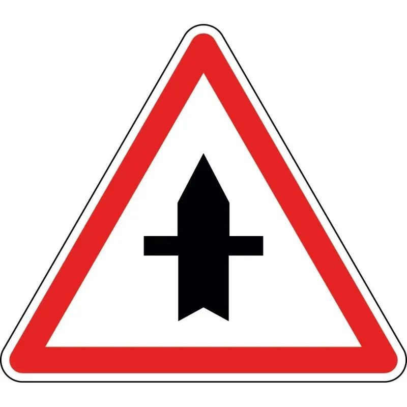 Panneau intersection à priorité ponctuelle - AB2
