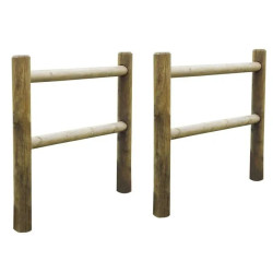 Chicane en bois de pin