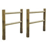 Chicane en bois de pin