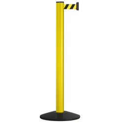 Poteau de sécurité à sangle rétractable 2.3 ou 3.7 m - BELTRAC
