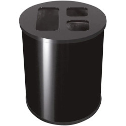 Corbeille tri sélectif 3 compartiments calibrés pour bureau Probbax