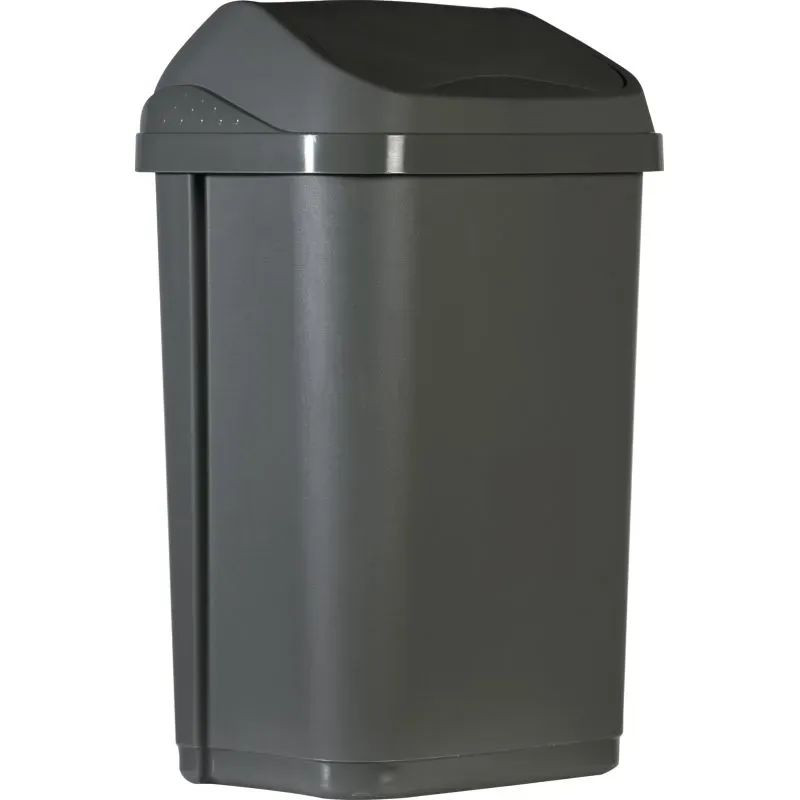 Poubelle à couvercle basculant 100% recyclé