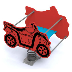 Jeu sur ressort Quad Sapeur Pompier PF018AE Manufacturas Deportivas