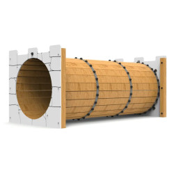 Tunnel de jeux inclusif Le Château PM802 Manufacturas Deportivas