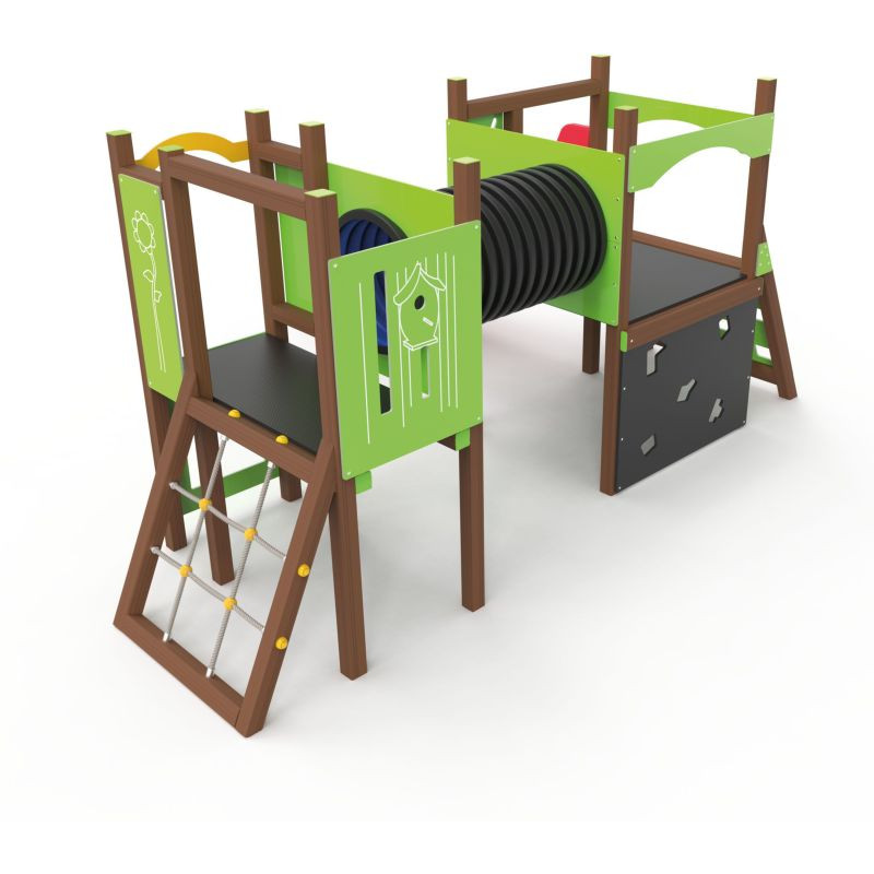 Structure pour aire de jeux Papyrus Alu - Loisirs Aménagements