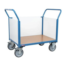 Chariot modulaire à dossiers et ridelles - 500 kg