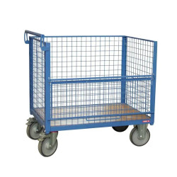 Chariot conteneur avec ou sans toit 500 kg - Fimm