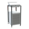 Pupitre d'atelier sur patins ou roulettes 1 bloc tiroirs - 150 kg