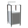 Pupitre d'atelier sur roulettes à plan inclinable + 1 porte - 150 kg