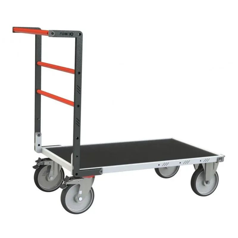 Chariot de manutention Fimm dossier fixe 600 kg et plateau bois