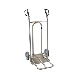 Diable à bavette repliable 250 kg Fimm en inox 304