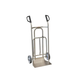 Diable en inox 304 à bavette repliable 250 kg - Fimm