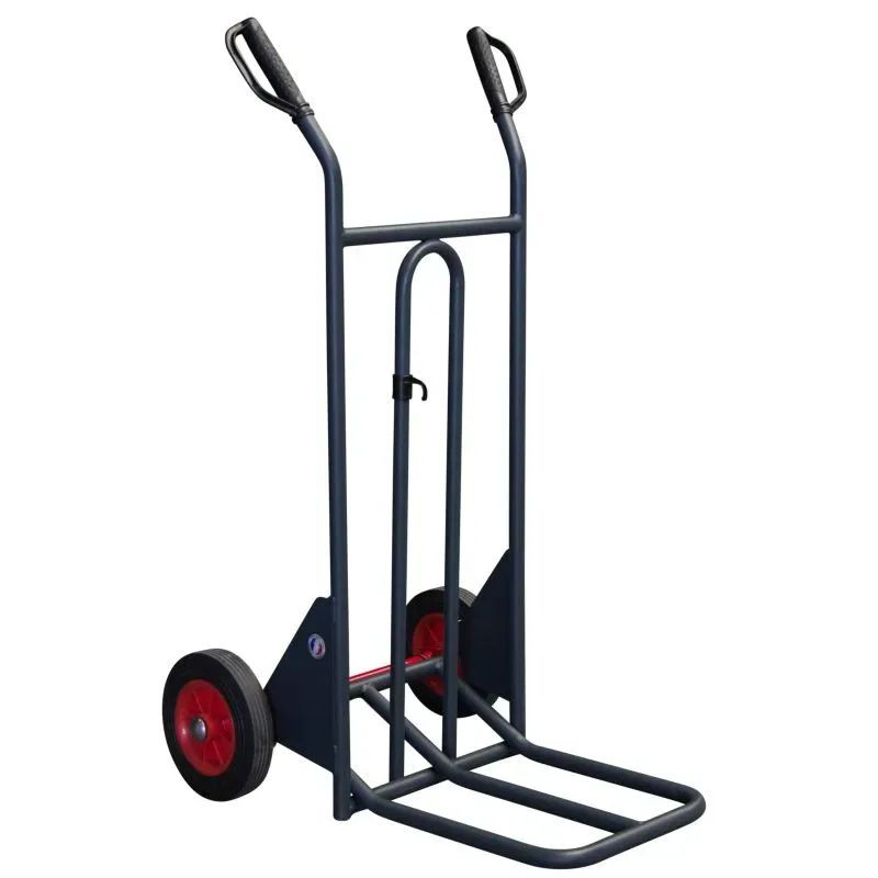 Diable DBA avec bavette repliable et poignées à garde 350 kg - Fimm