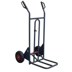 Diable DBA avec poignées à garde et bavette repliable 350 kg - Fimm