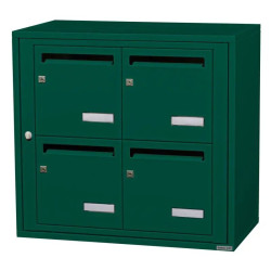 Bloc boite aux lettres intérieur - Leabox acier