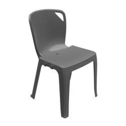 Chaise Elena empilable et assemblable en polypropylène