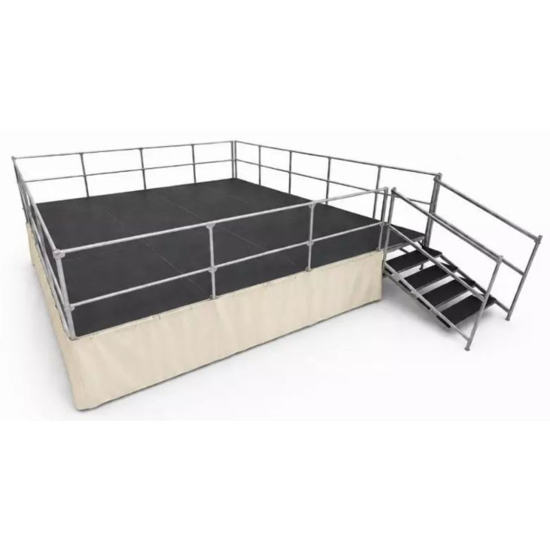 Jupe de scène en PVC M2 hauteur 90 cm - Vendu au ml