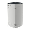 Corbeille de ville Fabregas AMG en tôle d'acier 60 litres