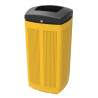 Corbeille de ville Fabregas Toscana en plastique recyclable 60 litres