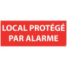 Panneau local protégé par alarme