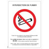 Panneau d'interdiction de fumer