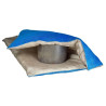 Couverture thermique isolante pour vérifier refroidissement de pièces
