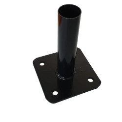 Fixation au sol pour barrière de protection de quai