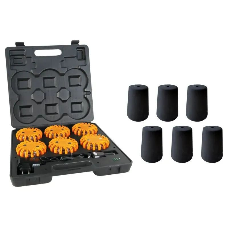 Viso RC101FLASH - Lampes flash + adaptateurs pour cônes de chantier