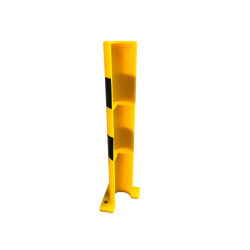 Poteau de protection flexible à mémoire de forme